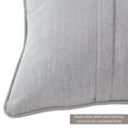 thumbnail image 4 of Sunbrella 21 x 14 in. Rectangle Outdoor Throw Pillow (2-Pack) - Canvas Granite, 4 of 6