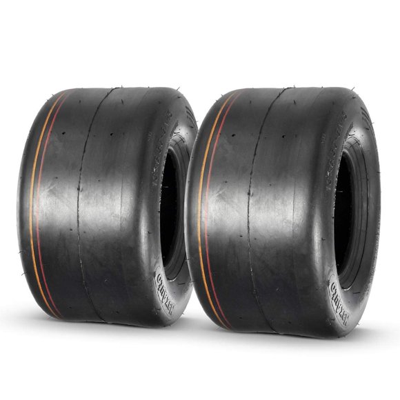 MaxAuto Pneus 13x6.50-6nhs, Pneus de Tondeuse 13x6.50x6, Pneus de Gazon Lisse 13-6.50-6, Pneu de Tracteur 13x6.5-6, 4PR Sans Chambre à Air, Ensemble de 2