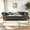 Dark Grey, variant on 81" Brown Chesterfield Faux Leather Sofa, Rolled Arm 3 Seater Couch, Button Tufted Back, Nailhead Trim, Individual Cushions, Solid Wood Legs for Living Room, Office, Apartment