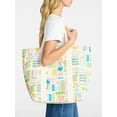 thumbnail image 4 of No Boundaries Women's Beach Insulated Tote Bag, Multi Coastal, 4 of 5