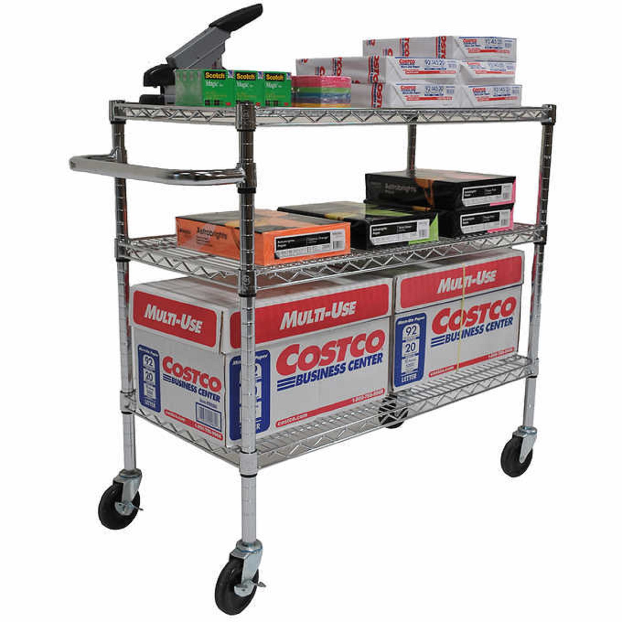chrome Cart. TRINITY EcoStorage 3tier Chrome Cart, NSF certified