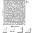 thumbnail image 2 of 5 Sheets White Stick on Letters and Numbers Kit, 1 Inch Self Adhesive Vinyl Letters Numbers, Letter Number Symbol Stickers, Weatherproof Alphabet Number Stickers, for Mailbox, Signs, DIY, 2 of 6