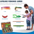 thumbnail image 6 of THKFISH Fishing Lures Kit, Bass Fishing Gear Kit for Freshwater Tackle Box with Tackle Included Topwater Baits, Swimbaits, Frog, Fsihing Bait Accessories Gift for Men, 6 of 9