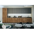 thumbnail image 3 of Kitchen Celestial Collection Natural Teak & Gray Color Base Size 15Ft Wide, 3 of 5