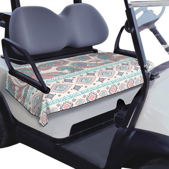 Perfect Fit Golf Cart Seat Towel 51" x 31", Exactly Sized Microfiber Cover for Ideal Bench Protection