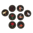 thumbnail image 1 of veasfak 8x Embroidered Appliques Patches Decorative Sticker for Sew on/Iron on Decor, 1 of 8