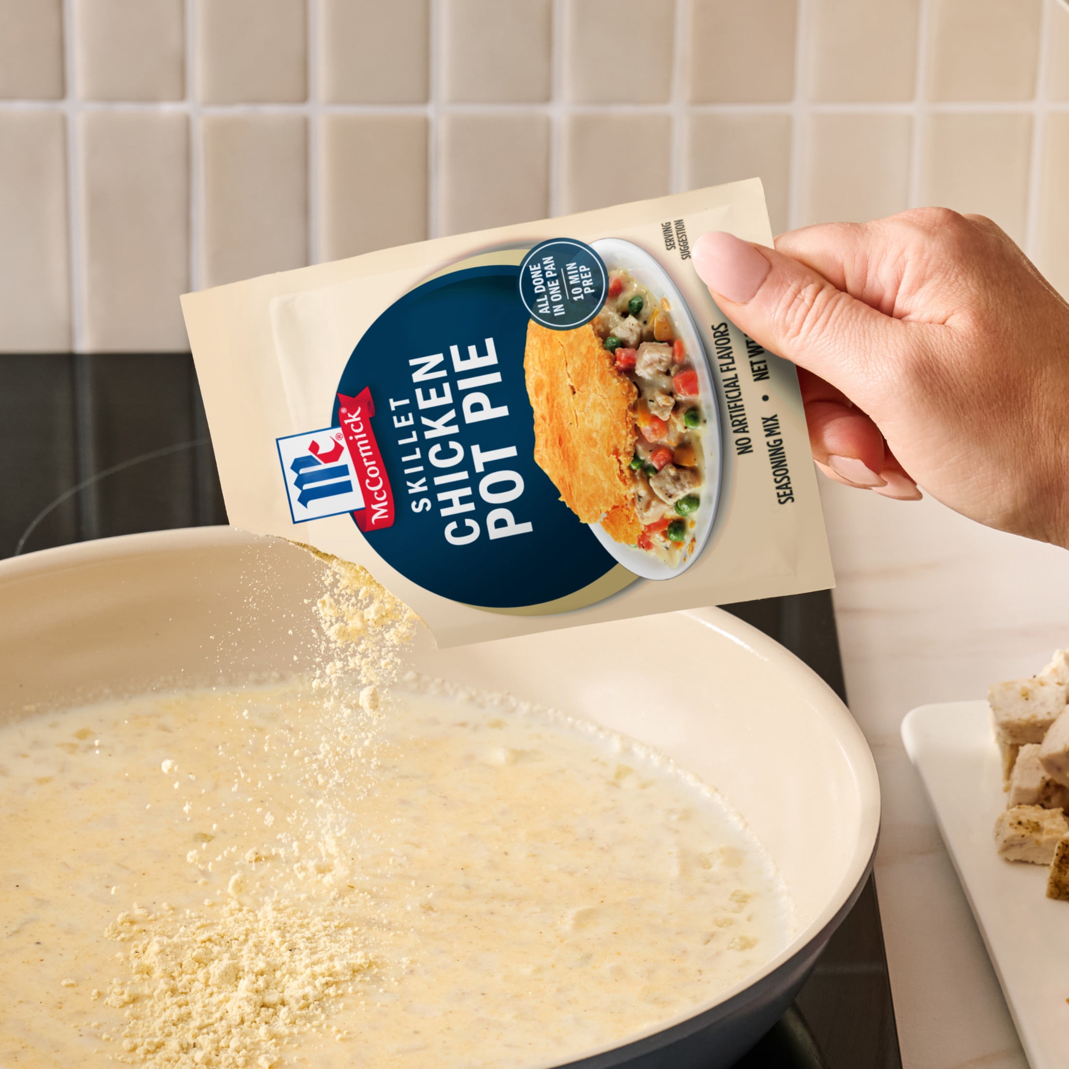 McCormick Skillet Chicken Pot Pie Seasoning Mix, 1.25 oz Tray