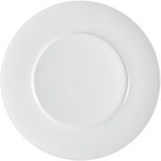 CAC China FDP-20 Paris-French Round 11-Inch Super White Porcelain Thin Flat Design Plate, Box of 12