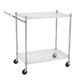 thumbnail image 1 of Heavy-duty commercial-grade utility cart - 2-tire steel service cart con wheels y low handle bar, 1 of 6