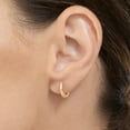 thumbnail image 2 of Adornia Women's Gold Plated Mini Huggie Hoop Earrings, 2 of 2
