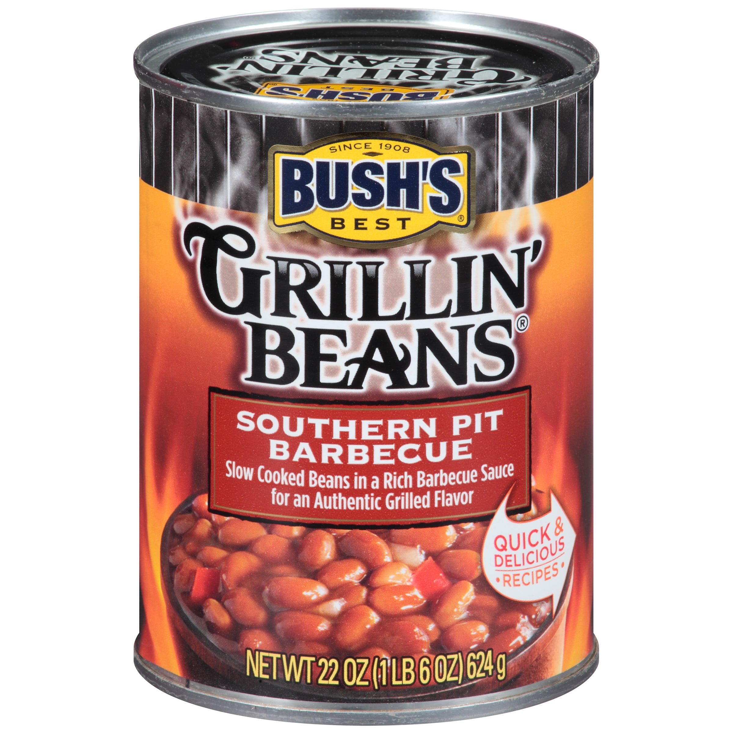 Bush's Best Grillin' Beans Southern Pit Barbecue, 22 Oz