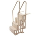thumbnail image 2 of STAWAY 4-Step Taupe Pool Ladder with Double Handrails, 400 lb Capacity, Non-Slip Steps, Easy Installation for 48-54" Pools - Durable & Safe, 2 of 9