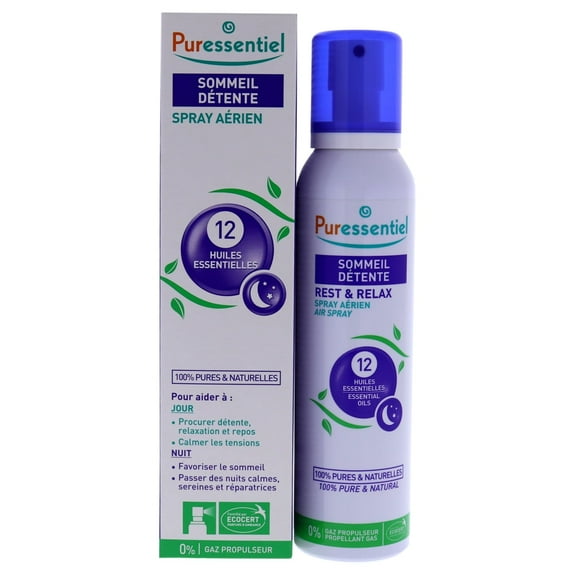 Puressentiel Rest and Relax Air Spray, Room Freshener Spray, 6.75 oz
