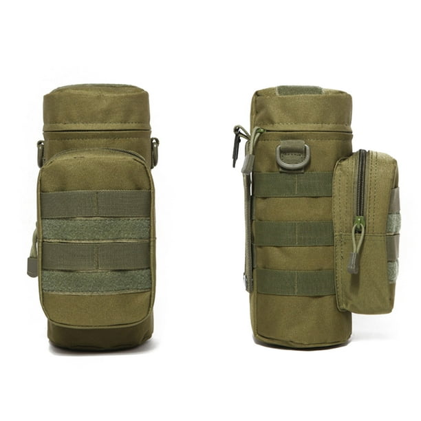Bolsa De Almacenamiento De Tanque De Gasolina Portabotellas Molle para colgar tanque de gas, accesorios para exteriores (verde militar) Tmvgtek Para Estrenar