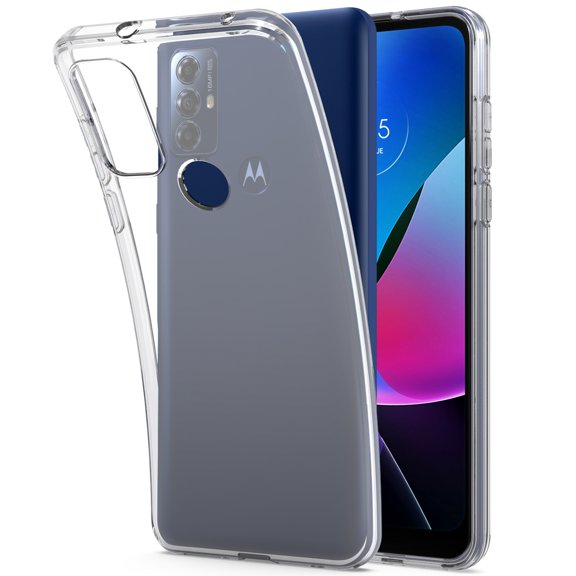 CoverON For Motorola Moto G Play 2023 Phone Case, Flexible Slim Lightweight TPU Minimal Cover, Clear