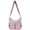 Pink, variant on LAVA Large Crossbody Bags for Women Zip Pocket Cross Body Purses Waterproof Nylon Shoulder Handbag Working Bag for Ladies (Black)