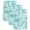 Mint, Aqua, White, variant on Turquoise Starfish Coastal Kitchen Towels Set of 3, Nautical Summer Ocean Absorbent Dish Towels for Kitchen, Microfiber Hand Towel, Quick Drying Tea Towel for Cleaning Decorative Dishcloths