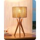 thumbnail image 1 of Lámpara EDISHINE Base de Madera 46 cm Pantalla de Ratán E26 120V, 1 of 8