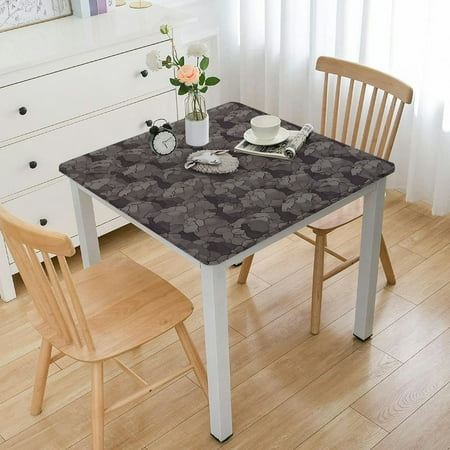 

YANMS Sheep Square Fitted Tablecloth 100% Polyester Fiber for Dining Table Protection and Decoration 52*52
