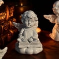 thumbnail image 2 of Maoww Statue de Jardin en Résine Figurine Fée Ange Sculpture Décoration Maison Type 3, 2 of 9