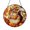 Stained Glass 5.9 Inch, variant on Harvest Tiny Chipmunk Suncatcher Hanging Piece Wall Ornament Glass