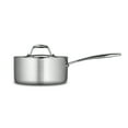 thumbnail image 3 of Tramontina Signature 3-Quart Tri-Ply Clad Stainless Steel Sauce Pan with Lid, Induction Ready, Oven & Dishwasher Safe, 3 of 8