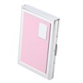thumbnail image 3 of Estuche protector para tarjetero de crédito Caja antirrobo antimagnética para tarjetas de crédito (PU rosa + pieza de metal), 3 of 8