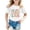 1-White, variant on Boys and Girls Short Sleeve Tops Trendy Casual Girls Graphic Tees Size 8 Printed Loose Fit T-Shirts Basic Cotton Tops Graphic Tees Size 10-11 Years,2-Pink