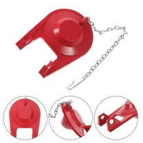 ELAYARD 2 Pcs Aquasource Toilet Flapper Red Rubber Toilet Tank Accessories for Bathroom Use