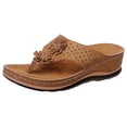 thumbnail image 4 of Sandalias Plataforma Playa Casuales Cuña Mujeres Cómodas Con Soporte para El Casual Dressy Summer, 4 of 9