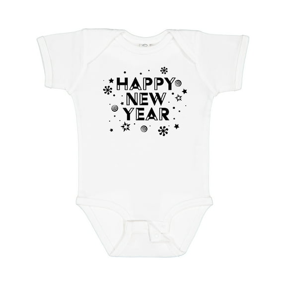 Inktastic Happy New Year Boys or Girls Baby Bodysuit