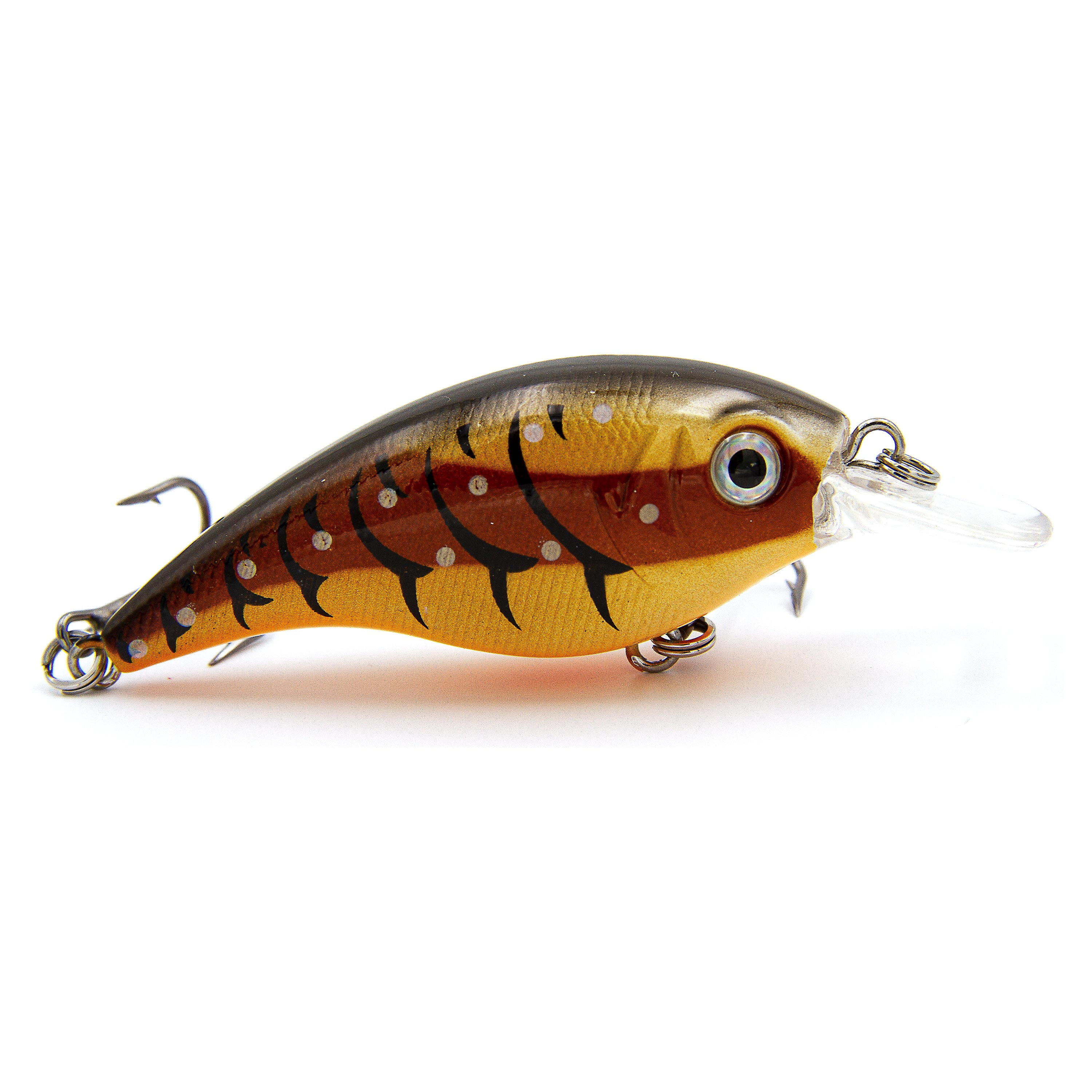 Ozark Trail 1/3 Ounce Brown Craw Hard Plastic Crankbait Fishing Lure
