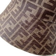 thumbnail image 3 of New Fendi Zucca Canvas Brown Bucket Hat Size Small, 3 of 4