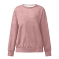 thumbnail image 4 of CONFREE Oversized Sweatshirts For Women Long Sleeve Ladys Sport Sweatshirt Solid Color Soft Spring Fall Clothes Shirts, 4 of 4