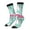 2 Black-1, variant on Flamingo Crew Socks for Men & Women, Breathable Casual Athletic Ankle Socks