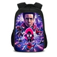 thumbnail image 2 of Figura de anime de Marvel Universos paralelos Spiderman Miles Morales Gwen Stacy Mochila para estudiantes para niños Mochila escolar Regalos de cumpleaños, 2 of 5