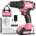 thumbnail image 1 of Taladro inalámbrico COMOWARE 20V Pink Power 1 batería 25+1 Pos, 1 of 9