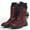 Red, variant on Suokom Boots for Women, Plus Size Winter New Woolen Yarn Snow Boots Back Strap Boots, Shoes Boots for Women Girls