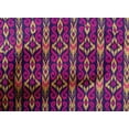 thumbnail image 4 of oneOone Cotton Cambric Fabric Stripe & Swirl Ikat Print Fabric By The Yard 56 Inch Wide, 4 of 4