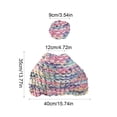 thumbnail image 3 of SHENGXINY Porch Goose Outfit, Cute Knitted Sweater with Hat Goose Clothes for Front Door Patio Garden Decoration White 23 in, 3 of 6