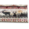 thumbnail image 3 of Furnish My Place Tribal Print Rug - 3 ft. 6 in. x 5 ft. 6 in., Multicolor, Floor Rug with Animal, Wildlife Print, 3 of 15
