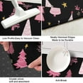 thumbnail image 3 of Black and Pink Christmas Tree Pattern Kitchen Rug Mat,Kitchen Runner Rugs Non Skid Washable,Decorative Kitchen Floor Mats for Kitchen,Sink,Laundry,17"X47", 3 of 5