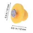 thumbnail image 2 of WHAMVOX 100Pcs Pin Badge Backs for Badge Fastener in Assorted Color with Easy Grasp Handle, 2 of 8