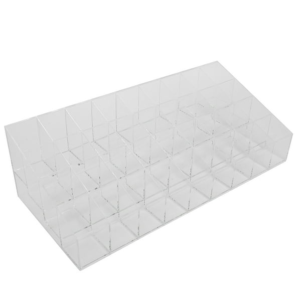 Estuche de acrílico para maquillaje, estuche de acrílico para maquillaje, organizador de lápices labiales, caja de almacenamiento, organizador de lápices labiales, valor excepcional