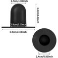 thumbnail image 2 of 4 Pack Pool Wall Plugs - Above Ground Swimming Pool Replacement Parts, Filter Pump Strainer Hole Plug Stopper for Intex & Bestway Pools, 2 of 5