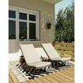 thumbnail image 6 of Garvee 2-Piece Outdoor Rocking Lounge Chair Set – Patio Rocking Chairs with Padded Cushions & Metal Frame for Garden, Backyard, Porch, 6 of 6