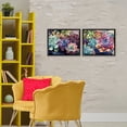 thumbnail image 2 of Stupell Industries Sunny Watercolor Succulents 2 Piece Black Framed Floater Canvas Set, design by Svetlana Aleynikova, 2 of 9