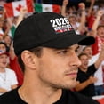 thumbnail image 5 of WKSCLPAI 2026 North America Soccer Tournament Welcome Baseball Cap, Adjustable Unisex Vintage Washed Hat for Soccer Fans, Black, 5 of 8
