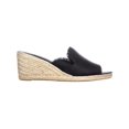 thumbnail image 4 of Womens Lauren Ralph Lauren Carlynda Wedge Espadrille Sandals, Black, 8 US / 39 EU, 4 of 5