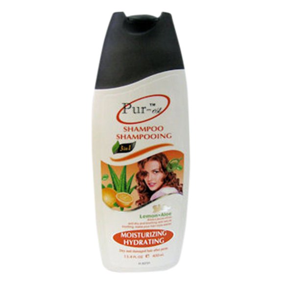 Moisturizing Hydrating Shampoo With Lemon+Aloe(400ml) (Pack of 3) By Purest